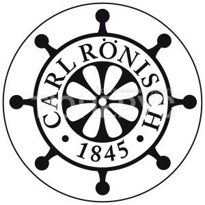 Первая версия логотипа фабрики Ronisch