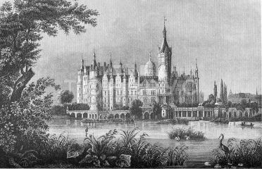 Замок в Шверине, 1850 год
